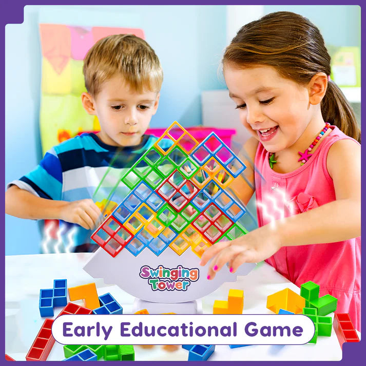 Swinging & Balancing Tower Game For Kids And Adults