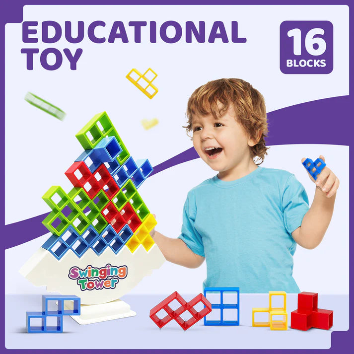 Swinging & Balancing Tower Game For Kids And Adults