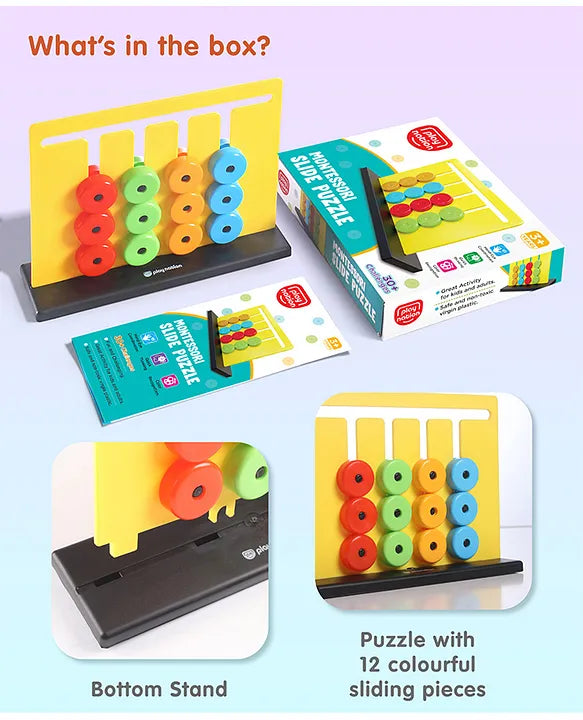 Montessori Slide Puzzle Toy