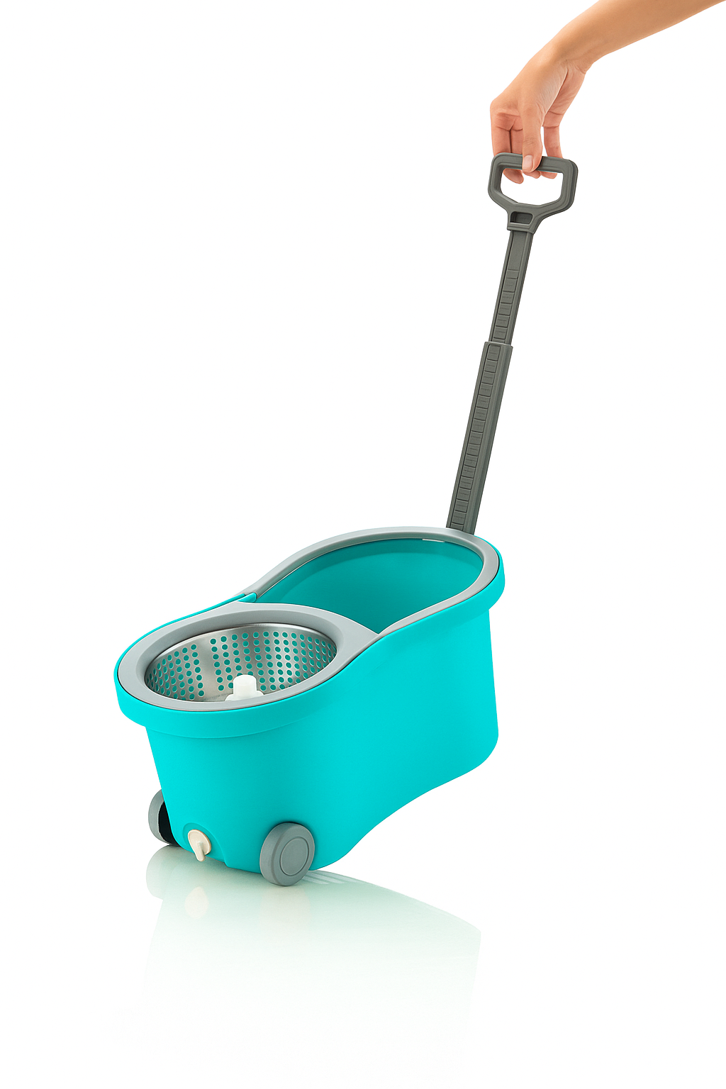 360° Spin Magic Mop With Bucket And Stainless Steel Wringer