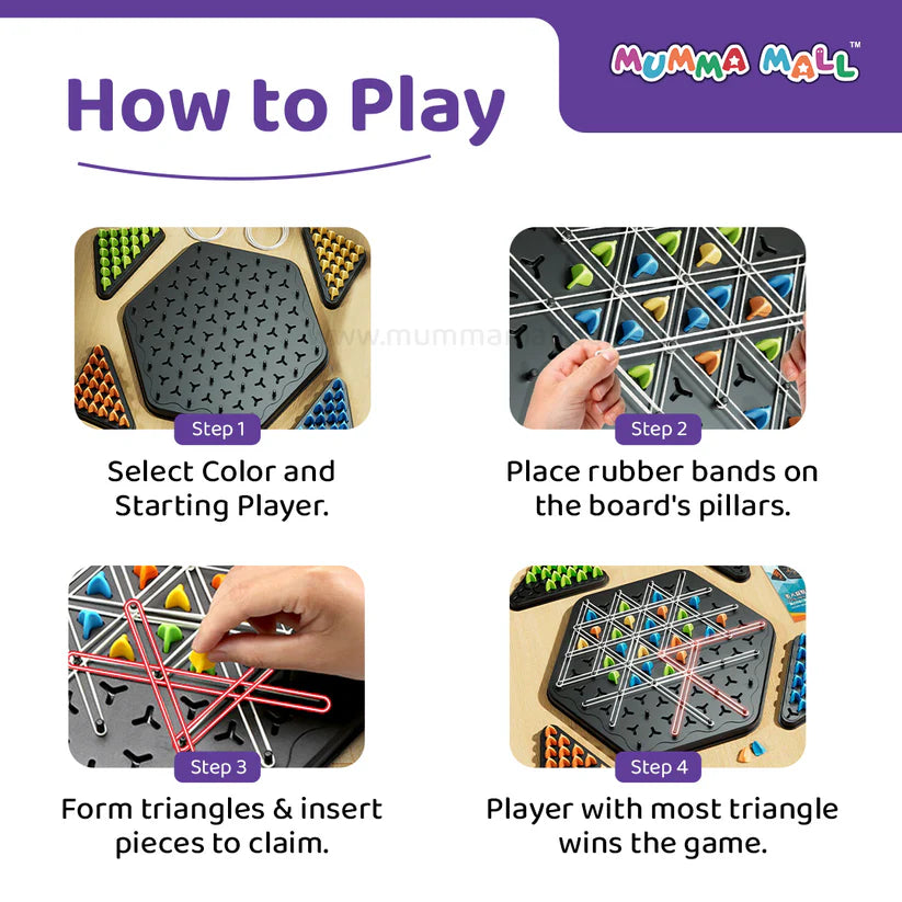 Triangle Chess Fun Board Game